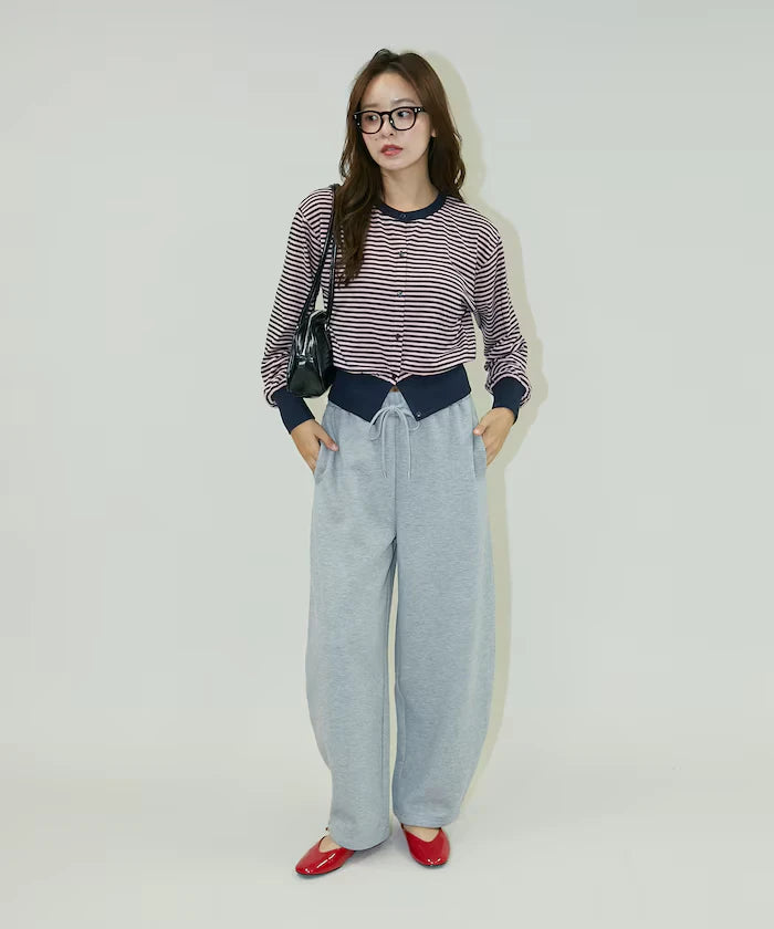Brushed Back Sweat Curve Pants Limited Edition