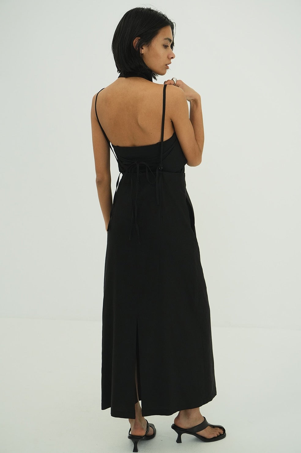 DRAPE WRAP CAMI SKIRT