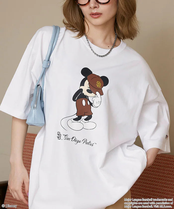 MLB/MICKEY MOUSE/Exclusive Print T-Shirt Limited Release
