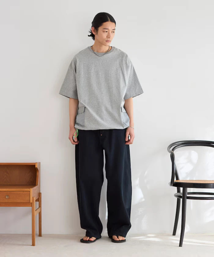 6 Ounce Side Pocket Spindle Short Sleeve T-Shirt / Big Silhouette