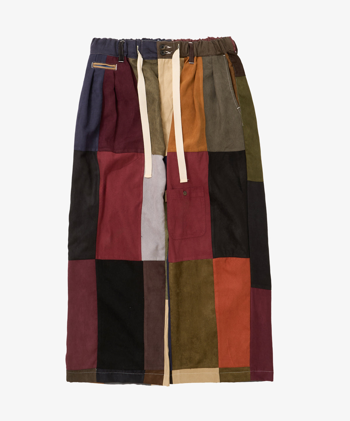 hakama pants faux suede seven