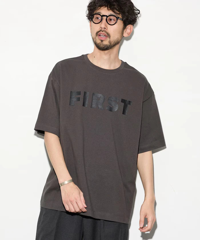6 Ounce Front Logo Print Crew Neck T-Shirt / Print T-Shirt PR FIRST