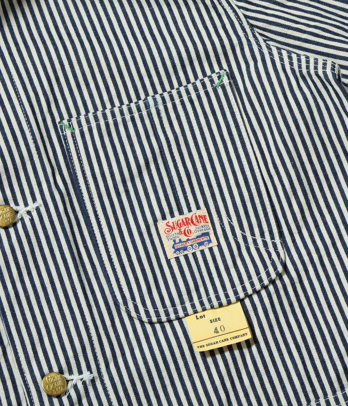11oz. Hickory Stripe Work Coat