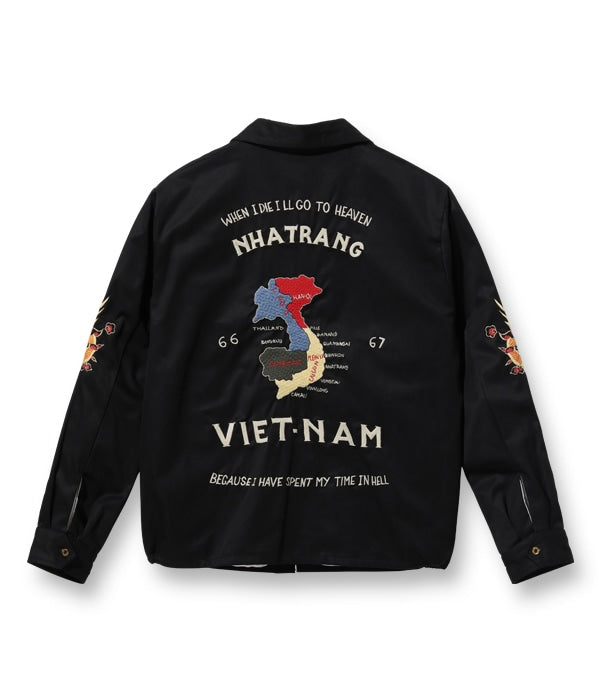 Mid 1960s Style Cotton Vietnam Jacket “VIETNAM MAP”