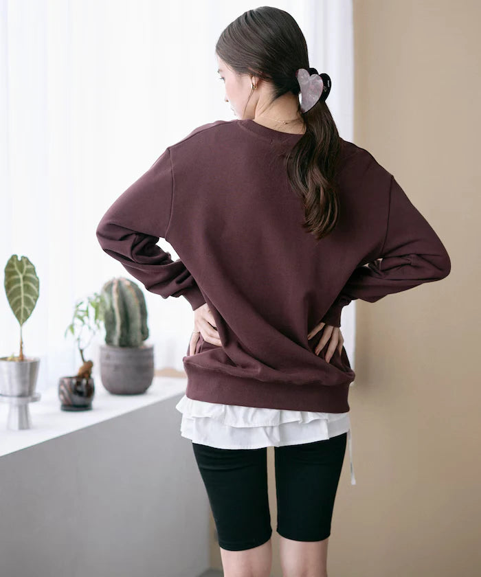 Organic Cotton Multiway Color Sweat / French Terry Sweat / Set Item