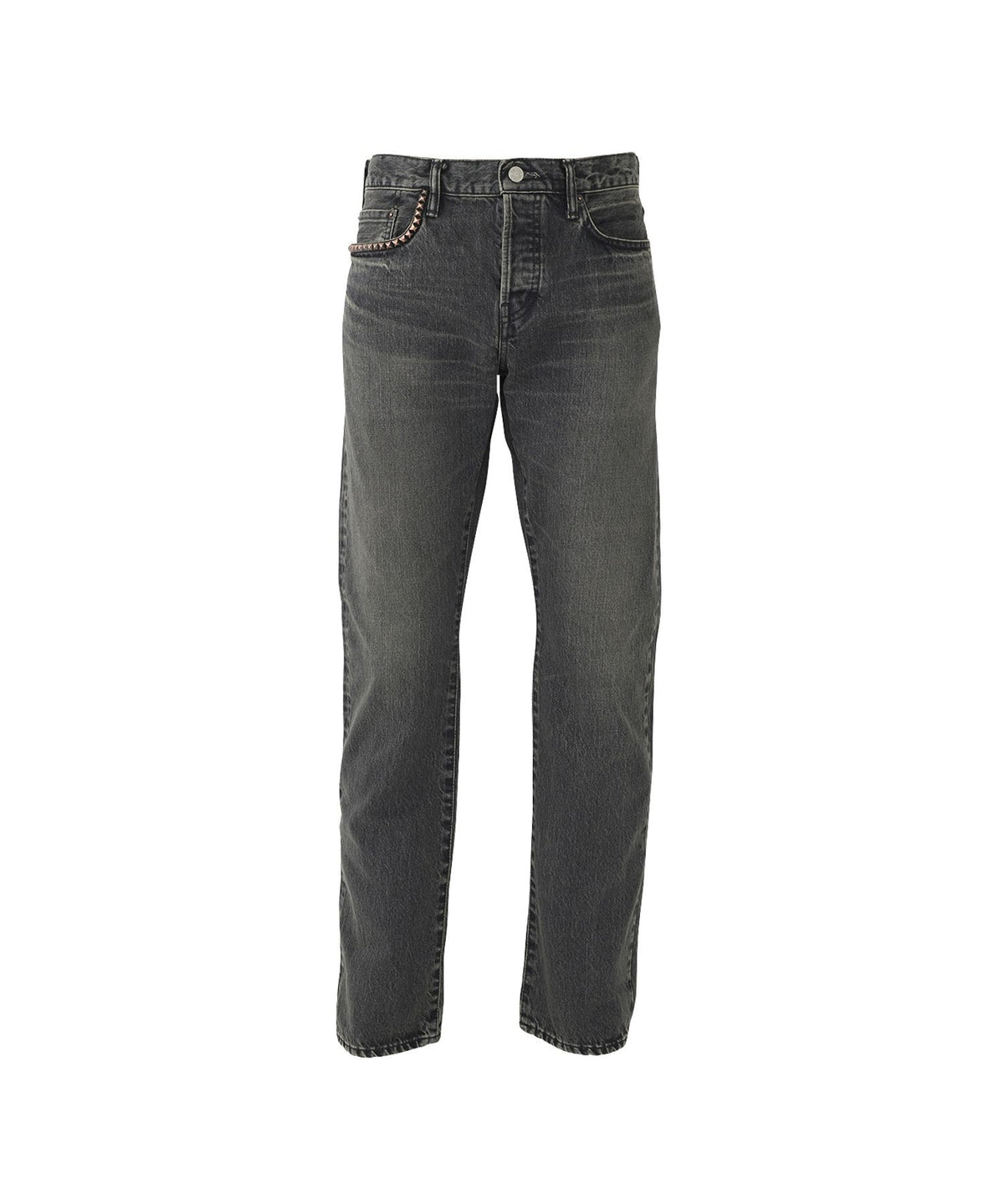 HYS SP Processing Slim Straight Denim Pants