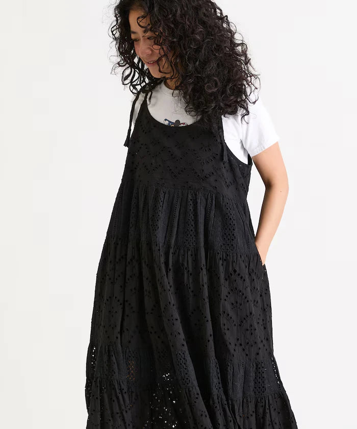 India Shifraretiard Shoulder Ribbon Camisole Dress