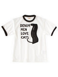 Sheer jersey x 20/- jersey ringer T (DENIM MEN LOVE C...)