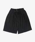 circular short pants black
