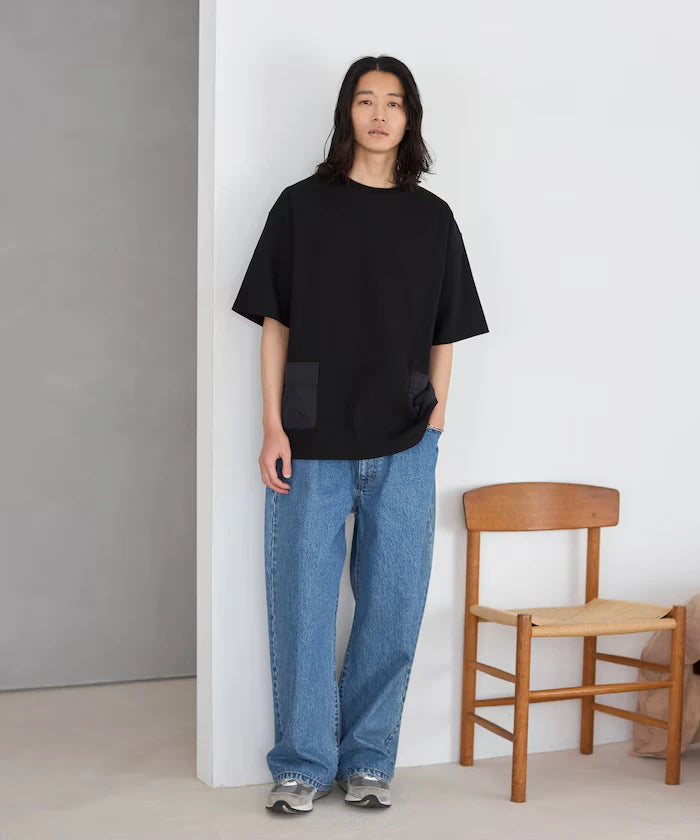 Side Pocket Spindle Tech Thermal Short Sleeve T-Shirt / Big Silhouette