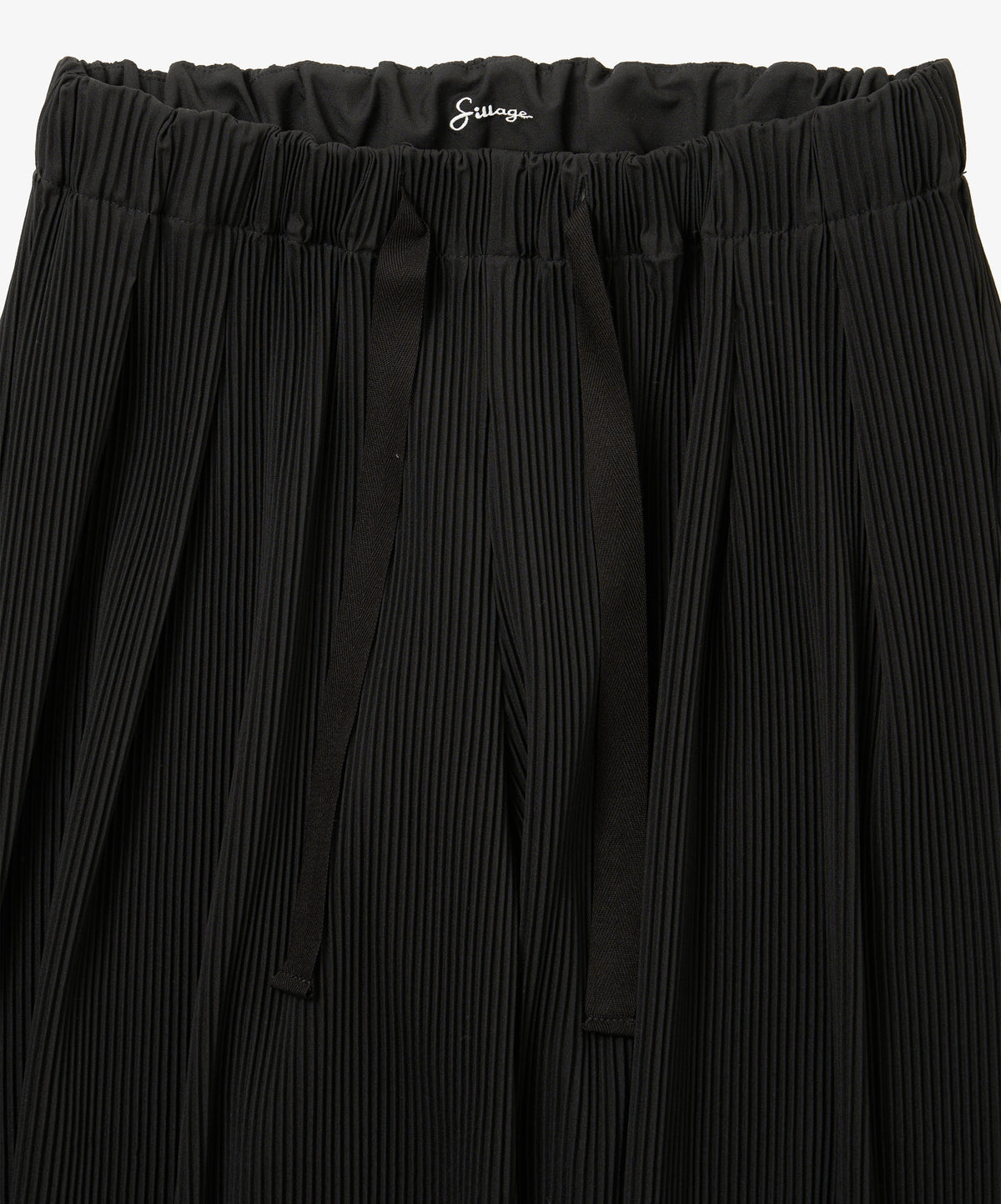 hakama pants pleats black with pockets