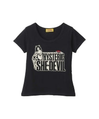 SHE DEVIL HEART Embroidered Chibi T-Shirt