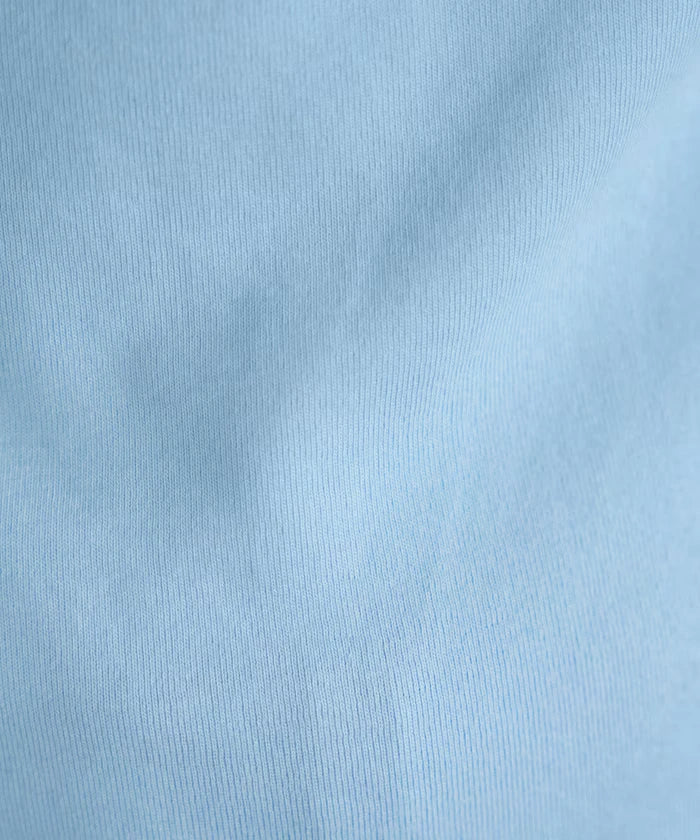 Many Button Cotton Modal Long Sleeve T-Shirt