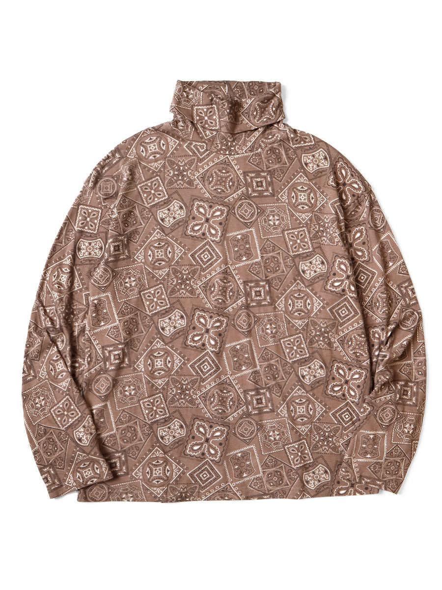 20/-Tenjiku COOKIE Bandana pt High Neck Long T