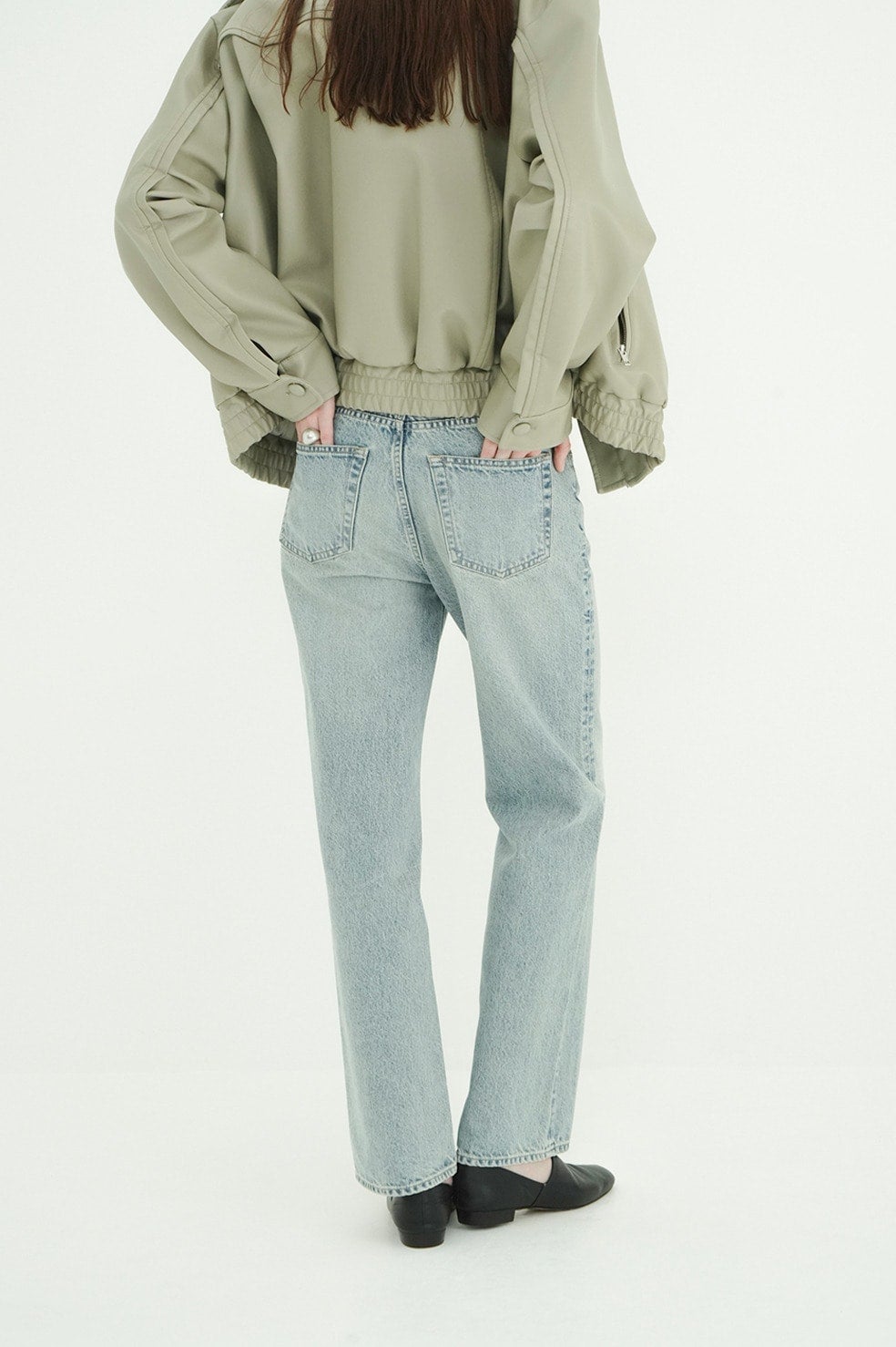STRAIGHT DENIM PANTS