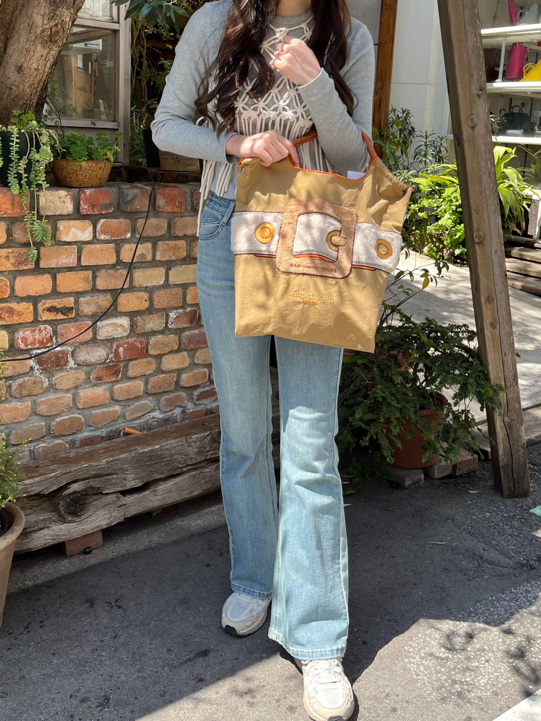 M.FUR BUCKLE(Fur Buckle)M#03 BEIGE -333007