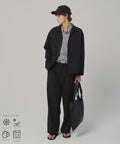 Functional Material Oversized CPO Shirt & Wide Easy Pants Setup / Washable / UV Cut / Quick Dry / Contact Cooling