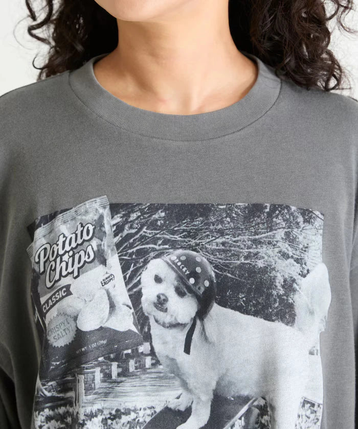Dog Photo Print Long Sleeve T