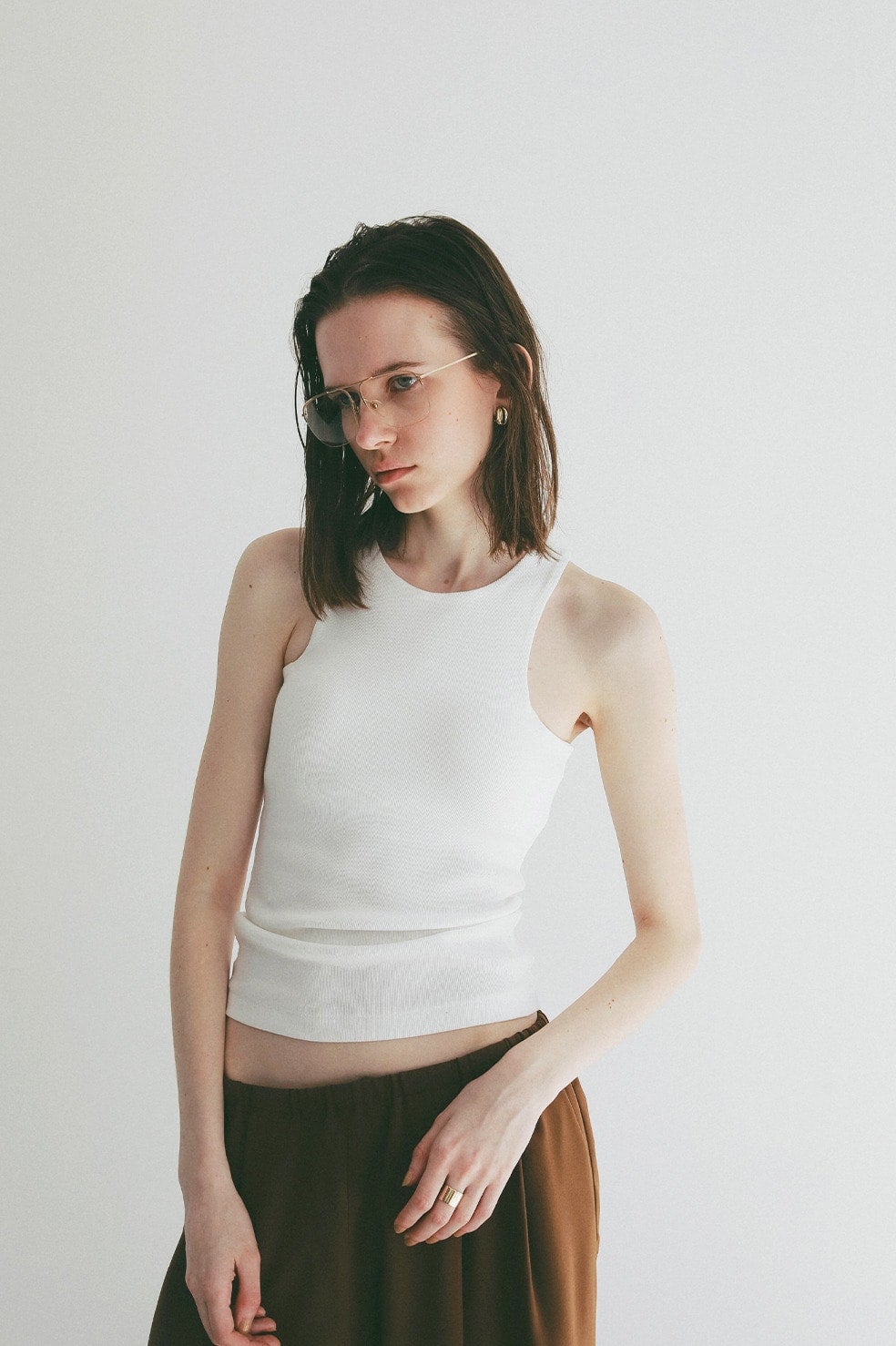 BACK SHEER TANK TOPS