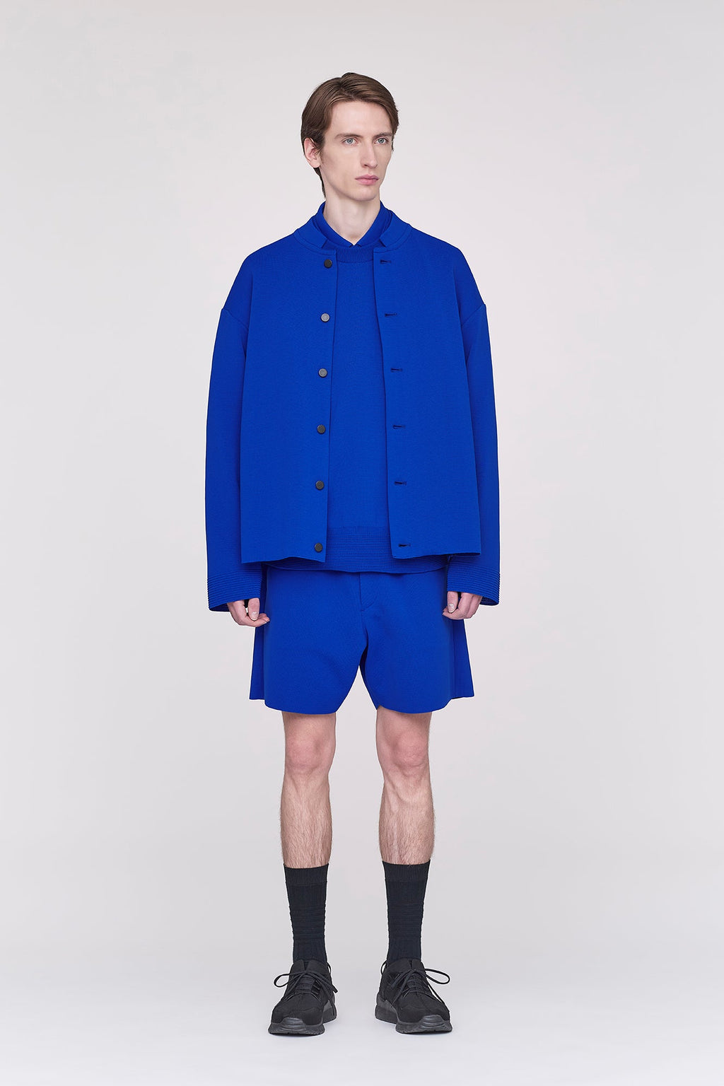 MILAN RIB STAND-UP COLLAR BLOUSON