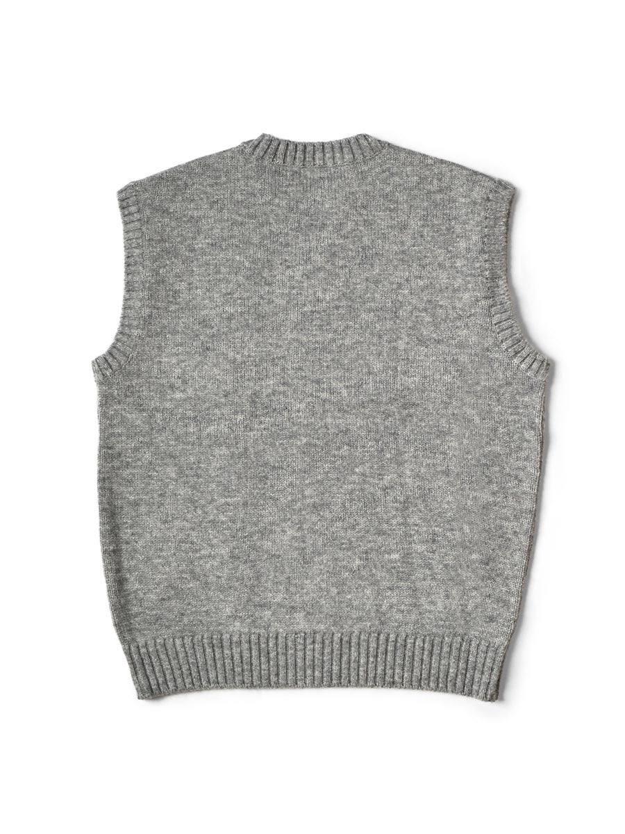 5G Wool PECKISH Totem Pole Vest