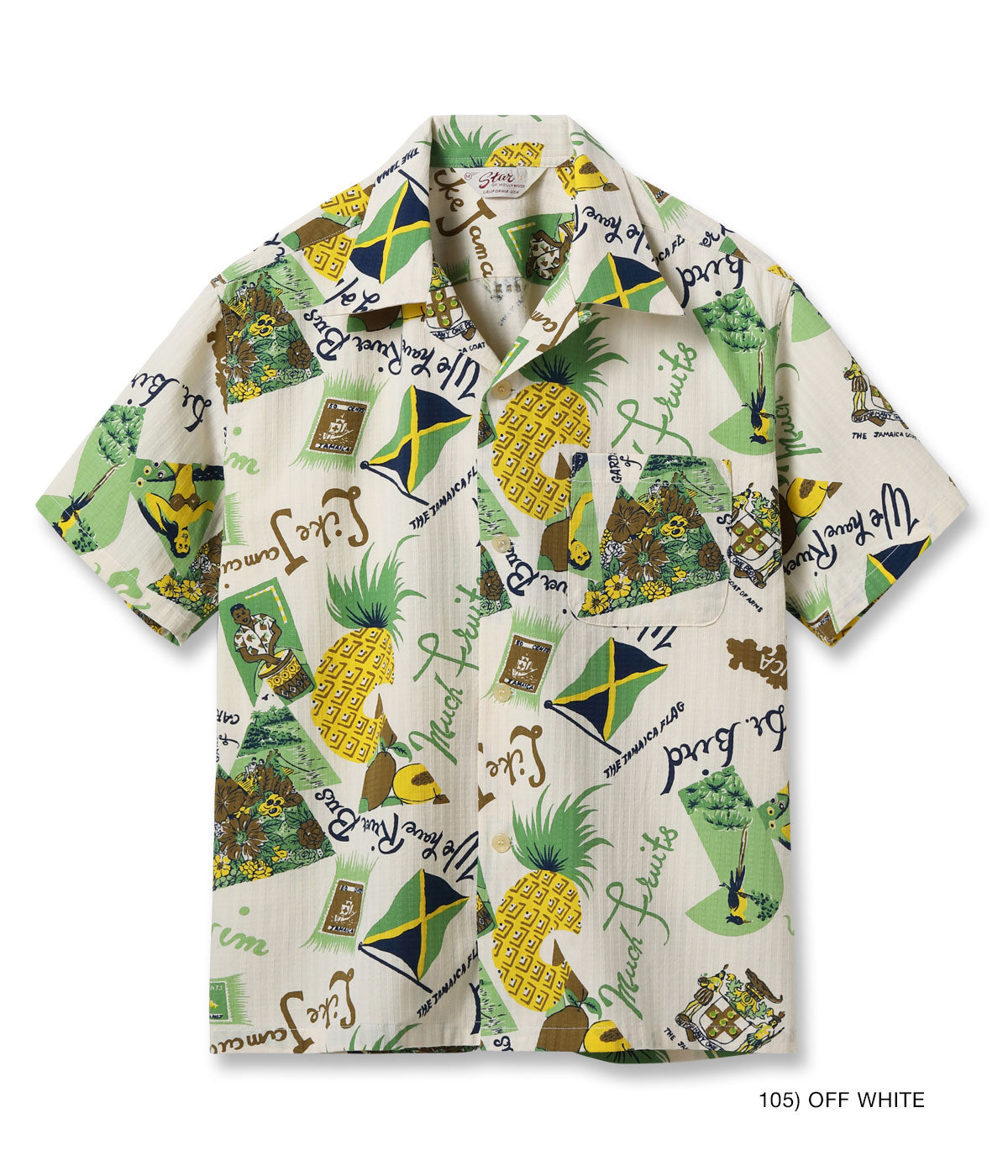 DOBBY COTTON OPEN SHIRT “JAMAICA”