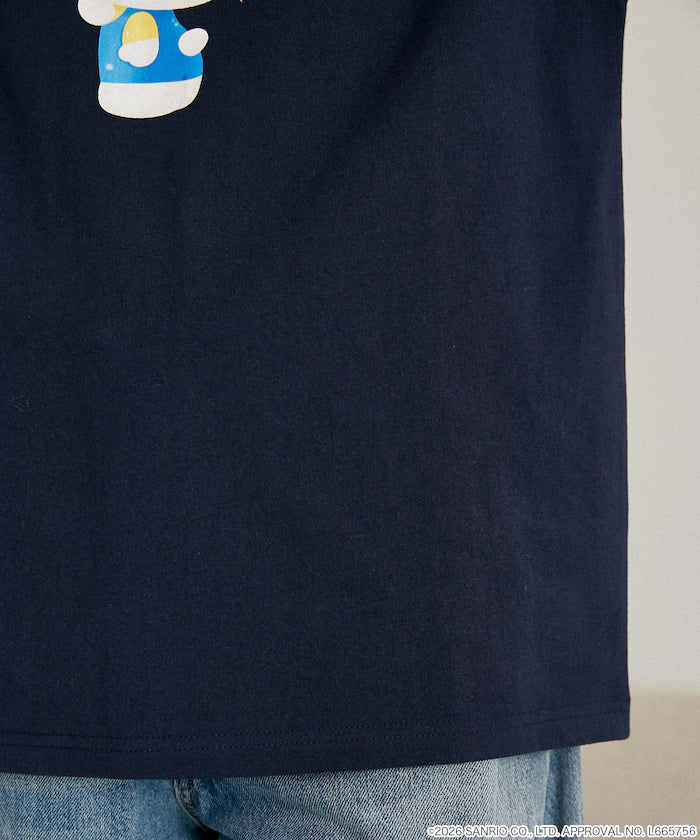 "SANRIO CHARACTERS" College Style Printed T-Shirt Limited Edition
