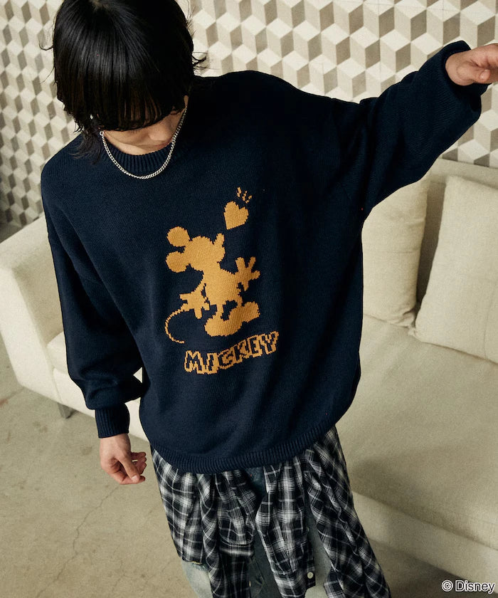 Limited Edition 'DISNEY MICKEY MOUSE' SHADOW KNIT