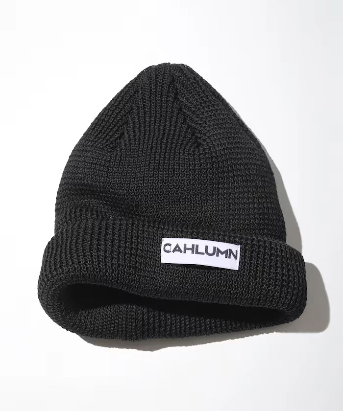 Straw Yarn Roll Knit Cap