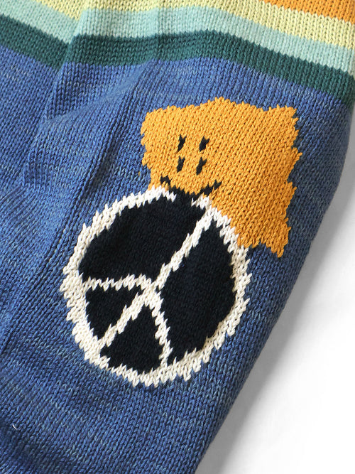 5G Cotton Knit MOONBOW & PECKISH RAINBOWY Crew...