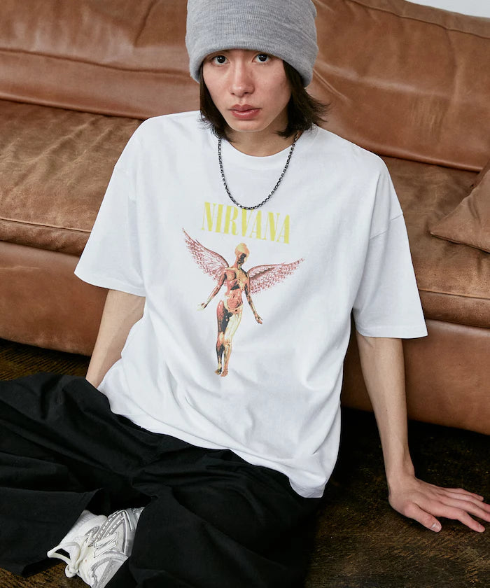 NIRVANA IN UTERO Band T-shirt Limited Edition