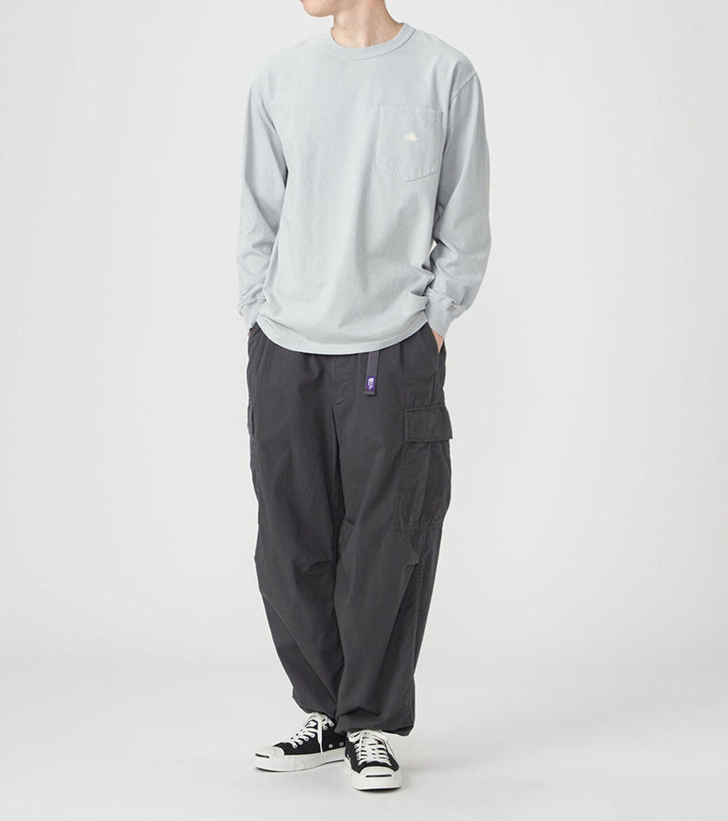 8oz Field Long Sleeve Pocket Tee
