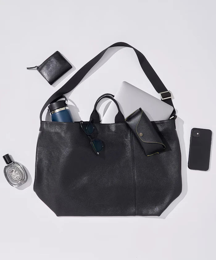 2WAY Leather Messenger Bag
