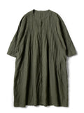 French Linen Pintuck Oki F Dress