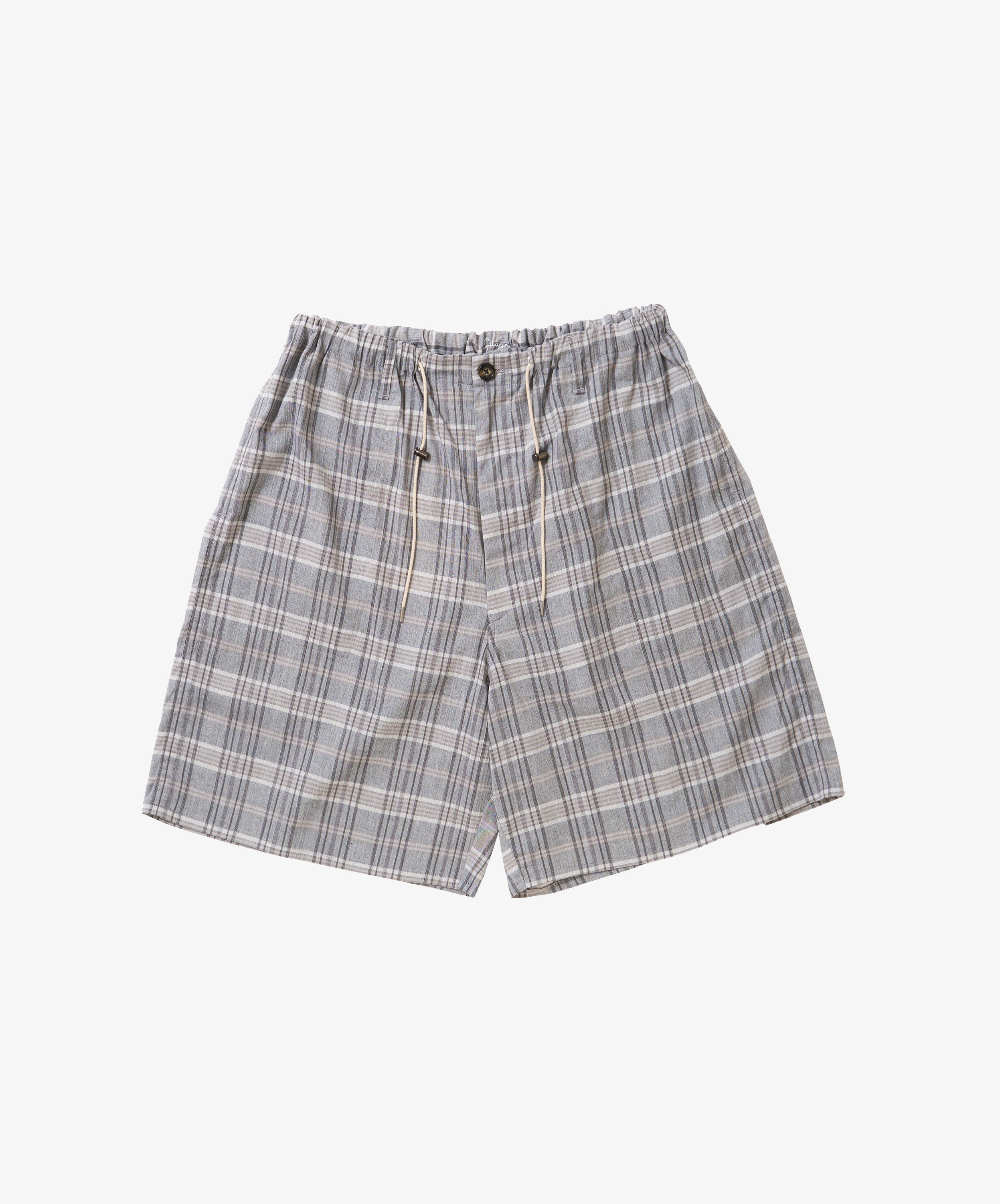 banshu ori circular fatigue short pants plaid