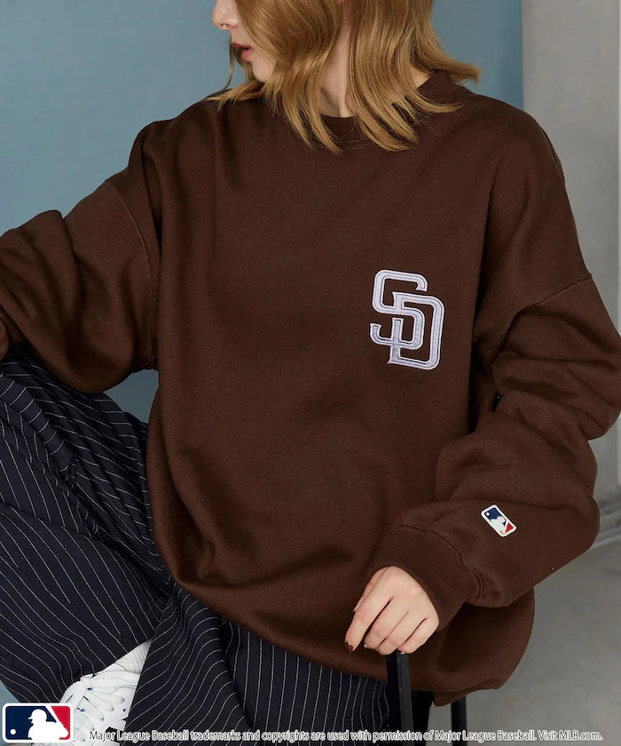 Custom MLB Fleece Crewneck Logo Sweatshirt Limited Edition