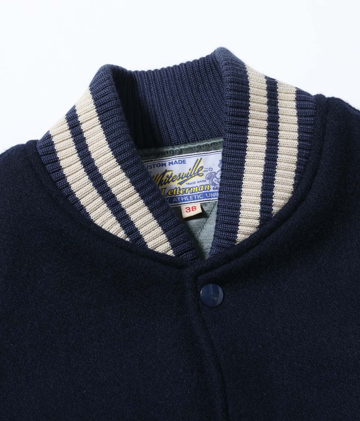 30oz. WOOL MELTON AWARD JACKET “SOLID”