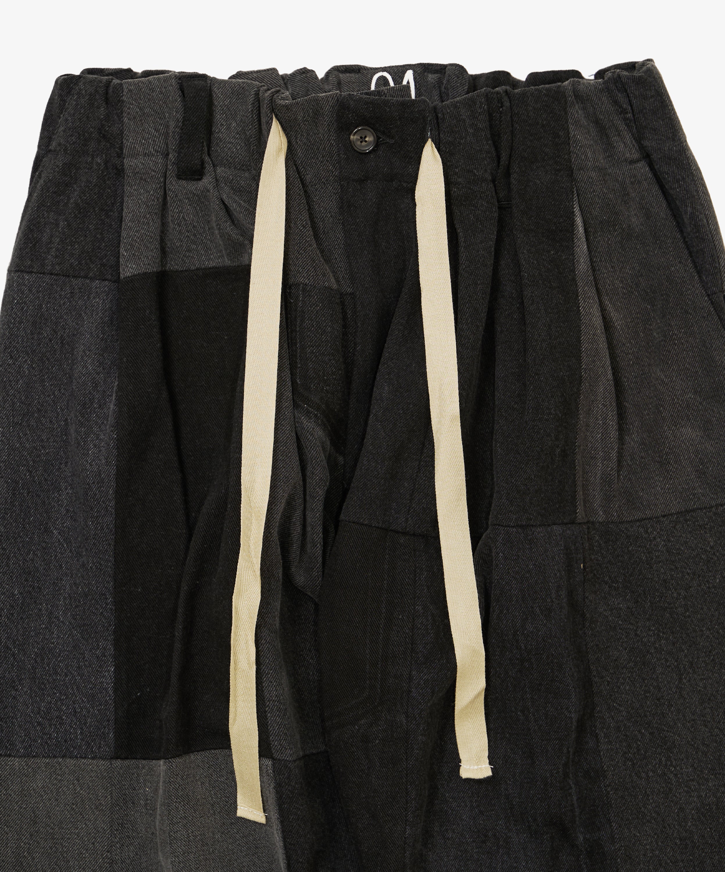 baggy trousers black denim one