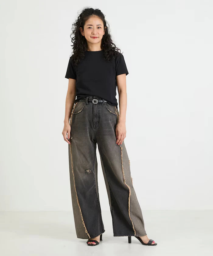 Eyelet Mini Sweat Short Sleeve T-Shirt