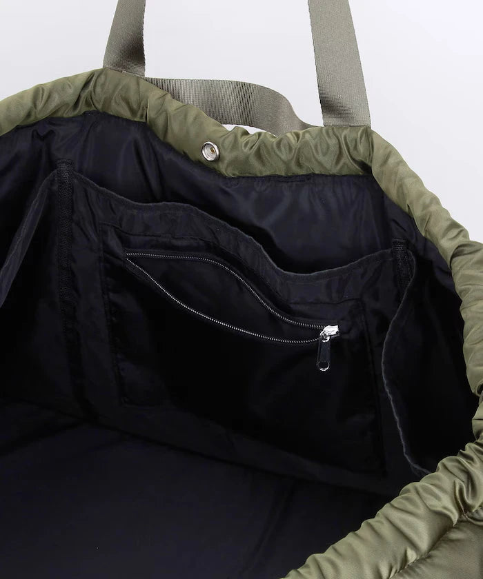 PADDING NYLON DRAWSTRING TOTE L
