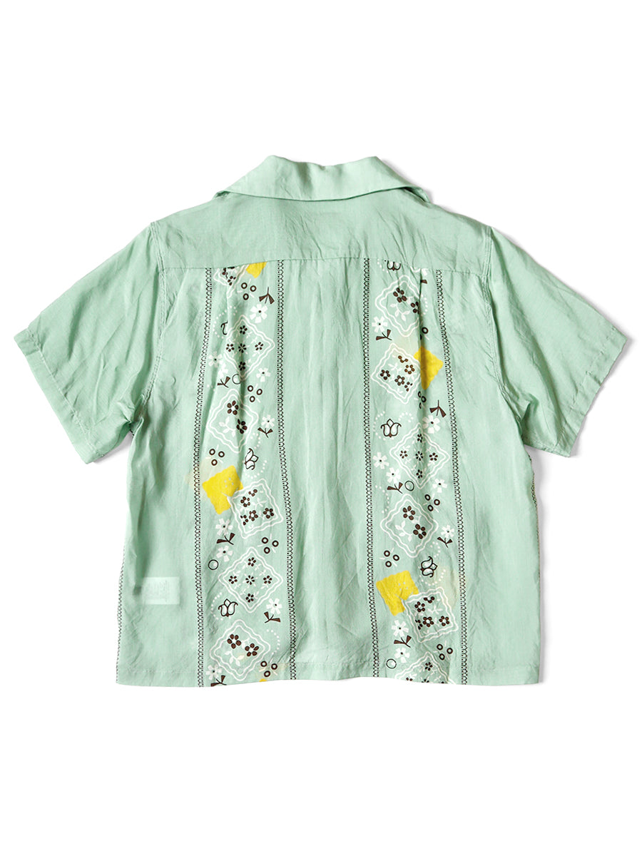 Silk Rayon PECKISH RAINBOWY Pattern Langle Color...