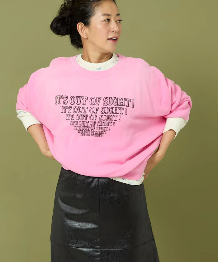Fade Print Dolman Sweat