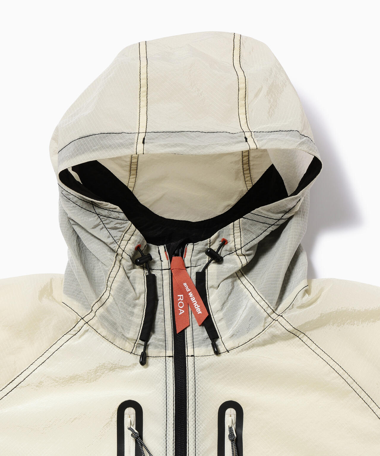 ROA × and wander  ripstop wind jacket