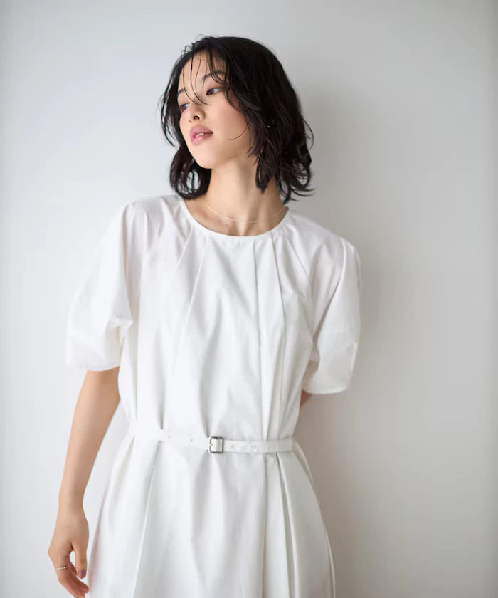 Balloon Sleeve 2WAY Dress / 5 Minute Sleeve