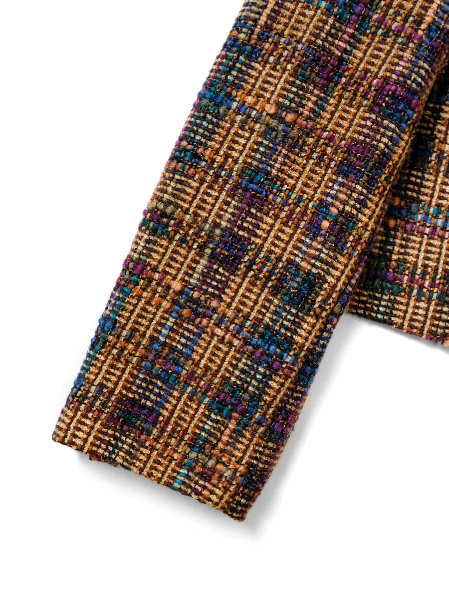 Kazatsui Tweed Check Baba-Soya JKT