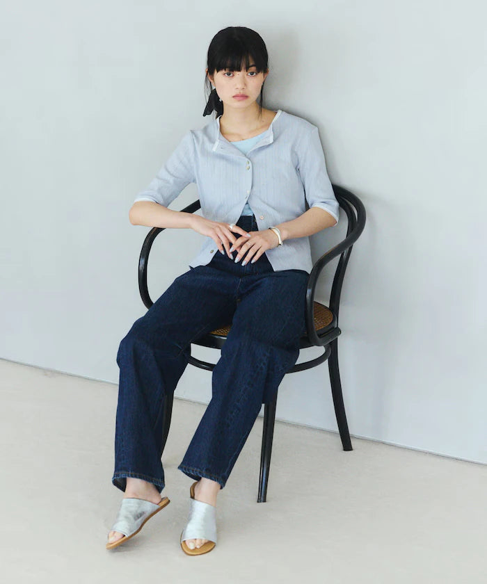 Knitted Cardigan with Variation Buttons