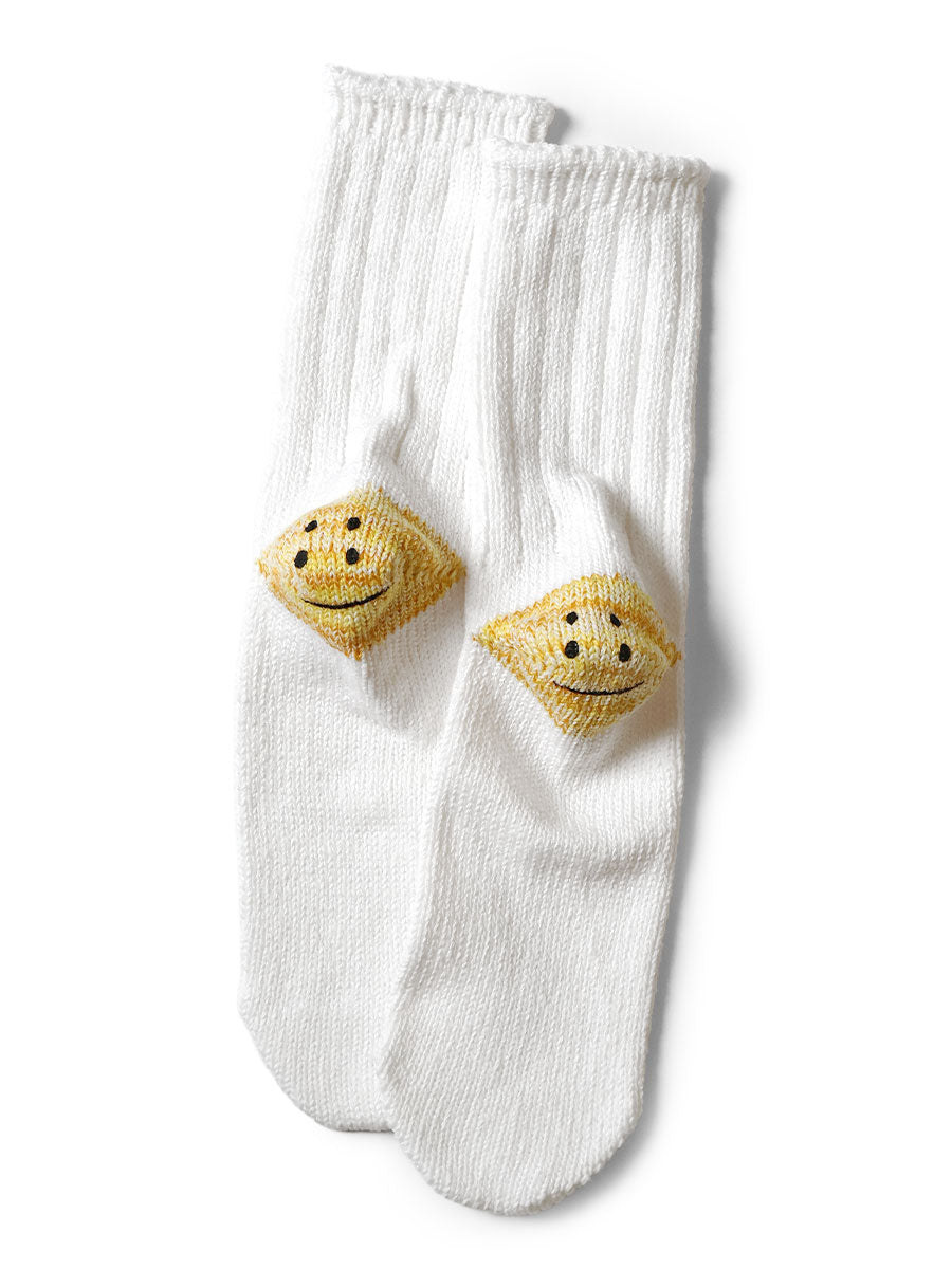 56 pieces 3×1 rib RAINBOWY HAPPY HEEL socks
