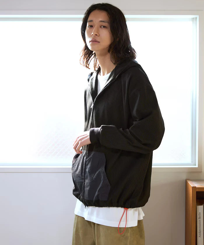 Spindle Tech Thermal Nylon Pocket Zip-Up Parker
