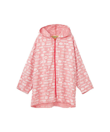HG Racing Gingham Check Hooded Blouson