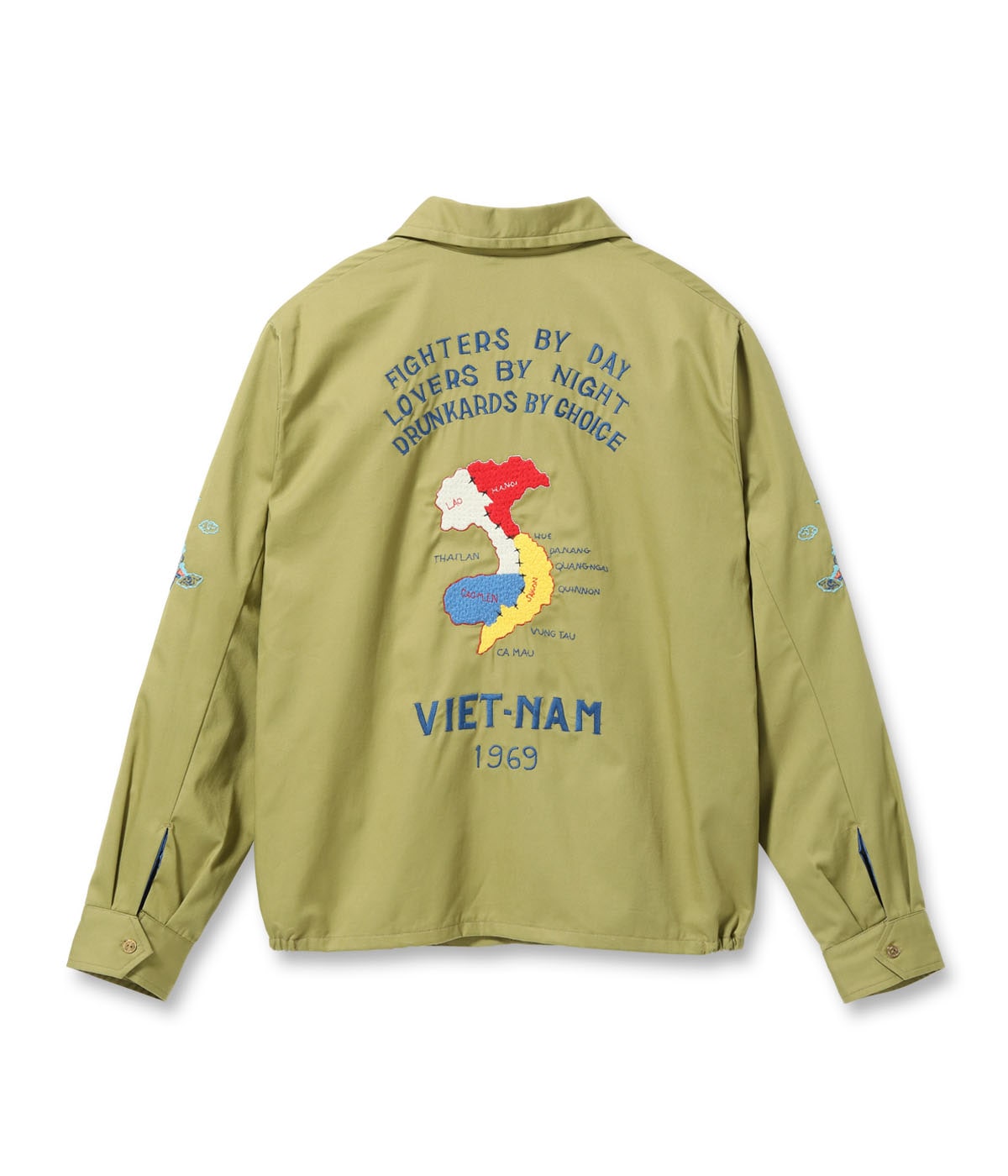 Late 1960s Style Cotton Vietnam Jacket “VIETNAM MAP”